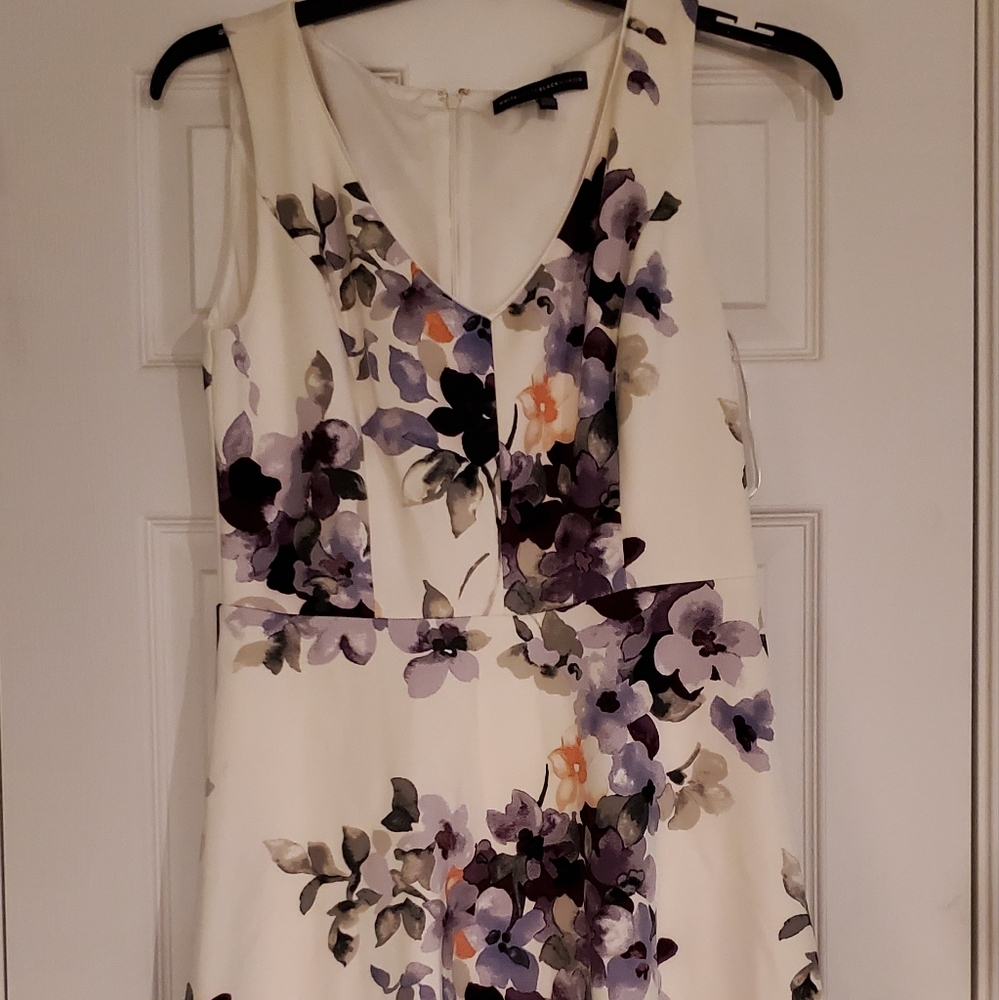 White House Black Market multi color A line dress - Picture 1 of 3